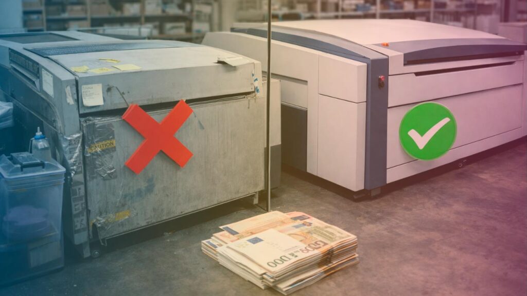 Computer to plate reacondicionado vs nuevo: qué opción es más rentable